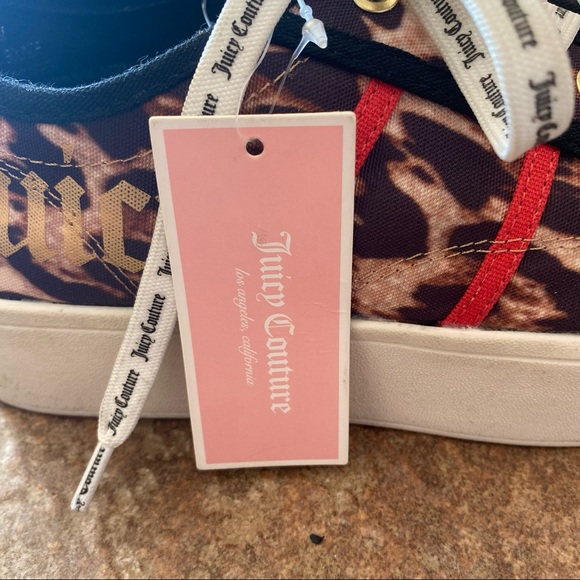 Juicy Couture Leopard Print Platform Sneakers NWT - Picture 7 of 11